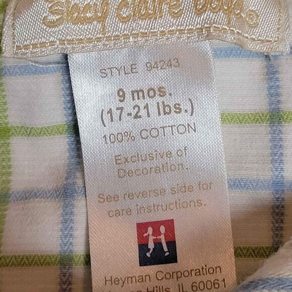 Boy's Size 9 Months Stacy Claire Boyd Summer One Piece Outfit Fish - Picture 6 of 6